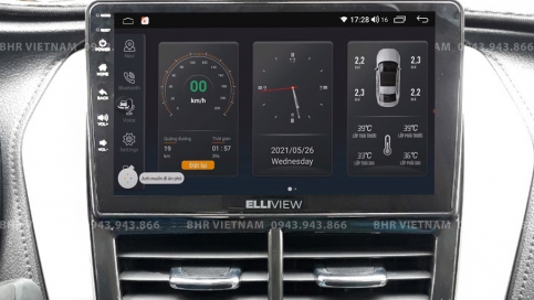 Màn hình DVD Android liền camera 360 xe Toyota Vios 2019 - nay | Elliview S4 Deluxe 